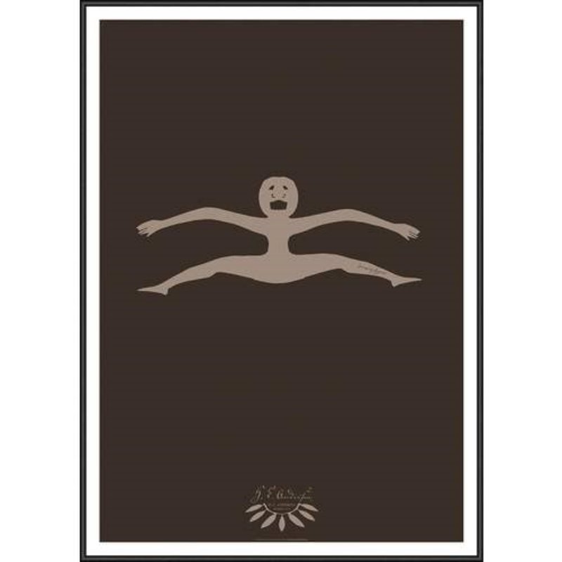 Hans Christian Andersen Jumping figure Gallery 50x70/ HCA107-5070-11SORT